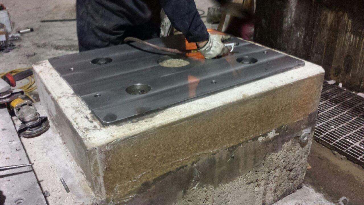 grout under machine base plate technopol co