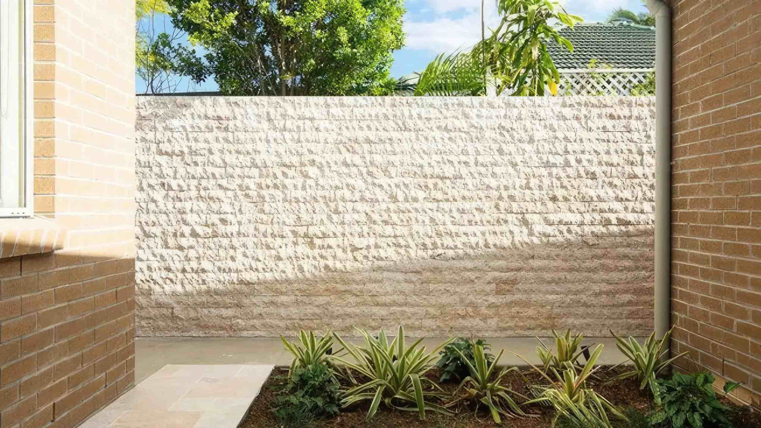 ارزانترین نمای دیوار حیاط