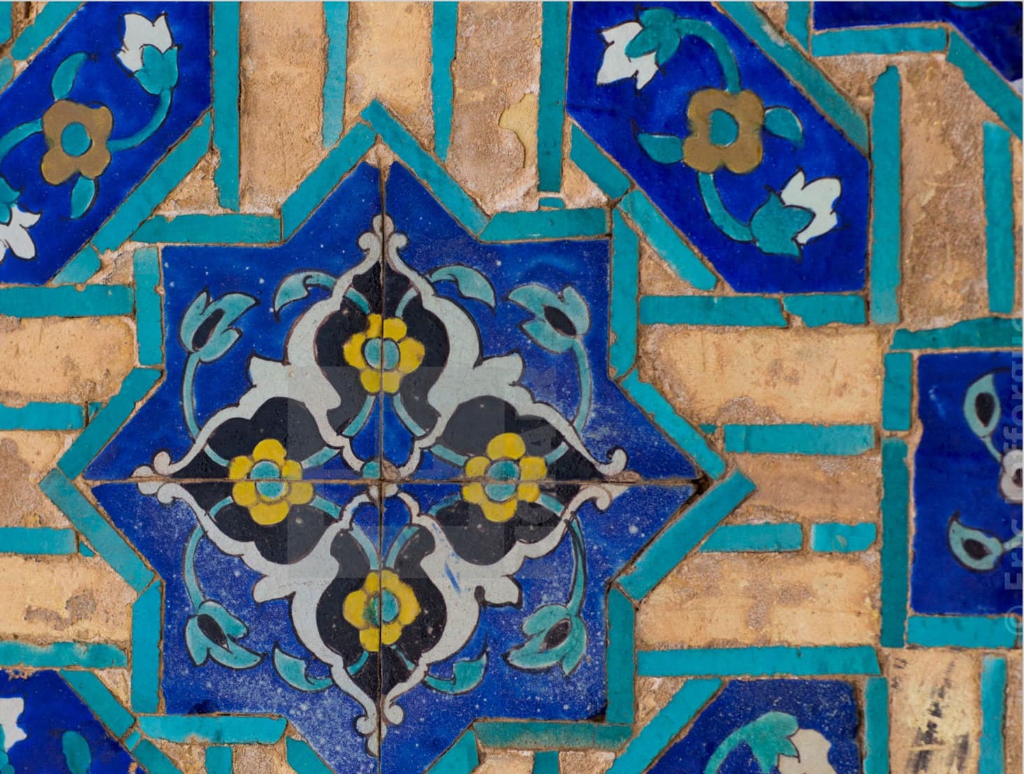 طرح خام کاشی سنتی [اصیل ترین طرح ها + عکس]